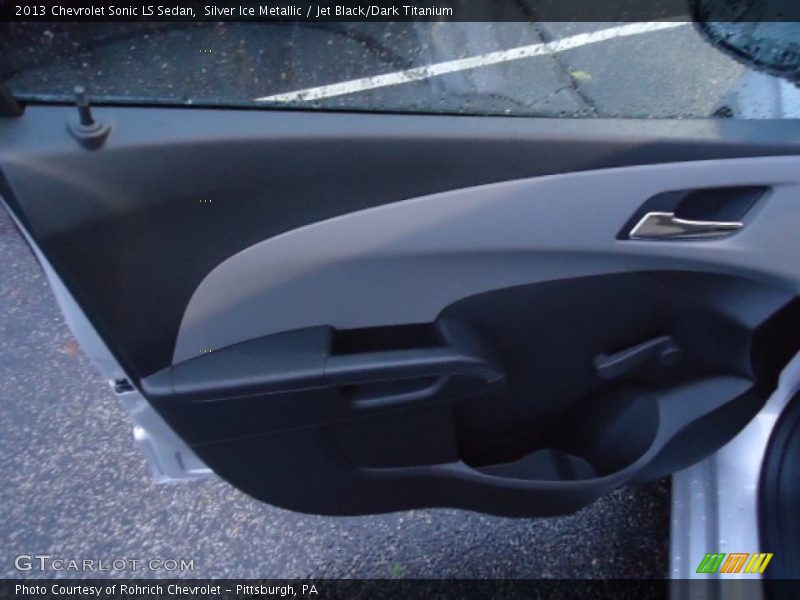 Silver Ice Metallic / Jet Black/Dark Titanium 2013 Chevrolet Sonic LS Sedan