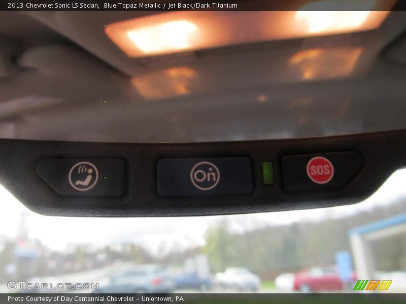 Blue Topaz Metallic / Jet Black/Dark Titanium 2013 Chevrolet Sonic LS Sedan