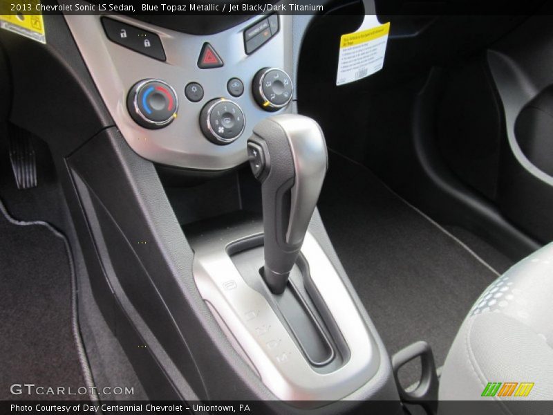  2013 Sonic LS Sedan 6 Speed Automatic Shifter