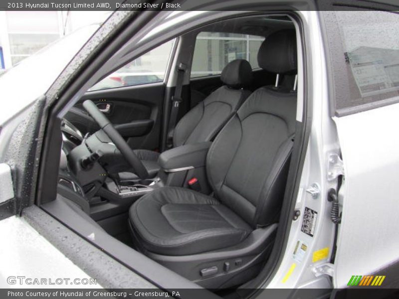 Diamond Silver / Black 2013 Hyundai Tucson Limited AWD