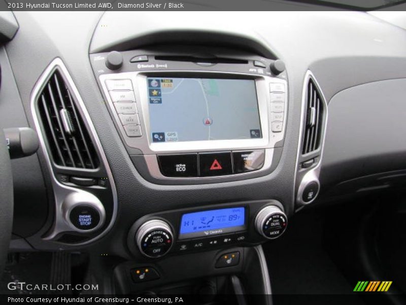 Diamond Silver / Black 2013 Hyundai Tucson Limited AWD