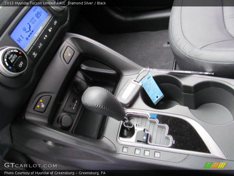 Diamond Silver / Black 2013 Hyundai Tucson Limited AWD
