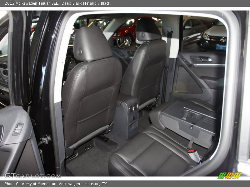 Deep Black Metallic / Black 2013 Volkswagen Tiguan SEL