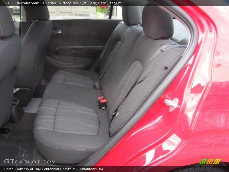 Victory Red / Jet Black/Dark Titanium 2013 Chevrolet Sonic LT Sedan