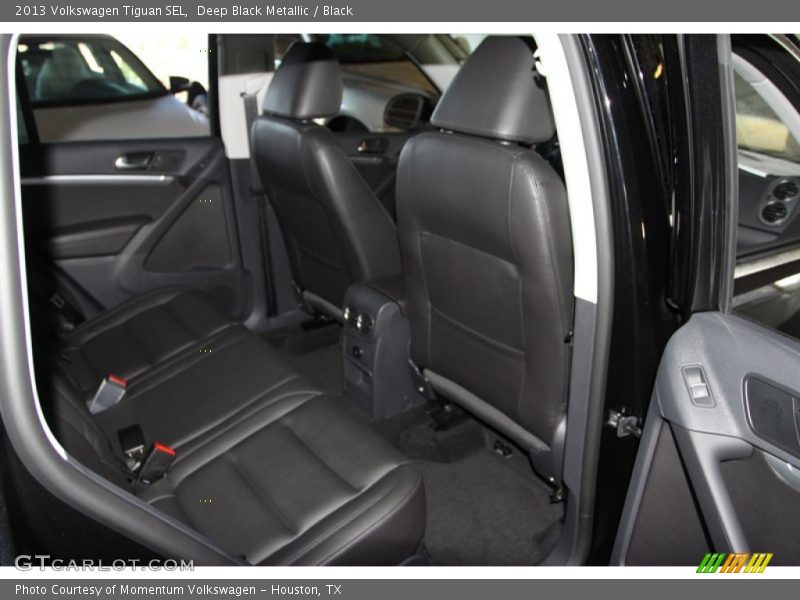 Deep Black Metallic / Black 2013 Volkswagen Tiguan SEL