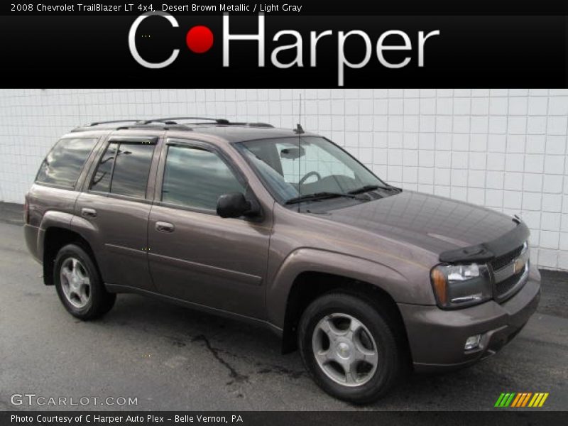 Desert Brown Metallic / Light Gray 2008 Chevrolet TrailBlazer LT 4x4