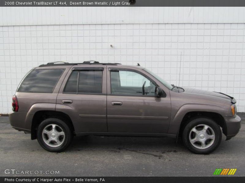 Desert Brown Metallic / Light Gray 2008 Chevrolet TrailBlazer LT 4x4