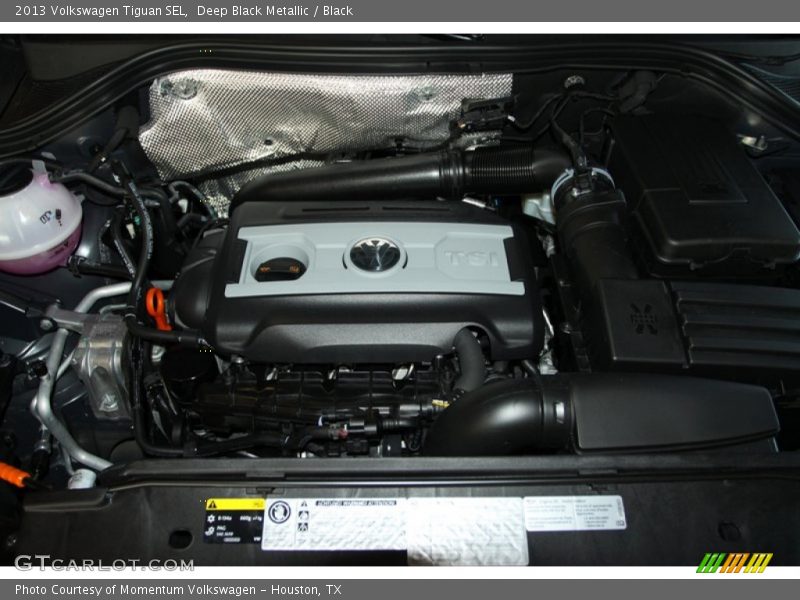 Deep Black Metallic / Black 2013 Volkswagen Tiguan SEL