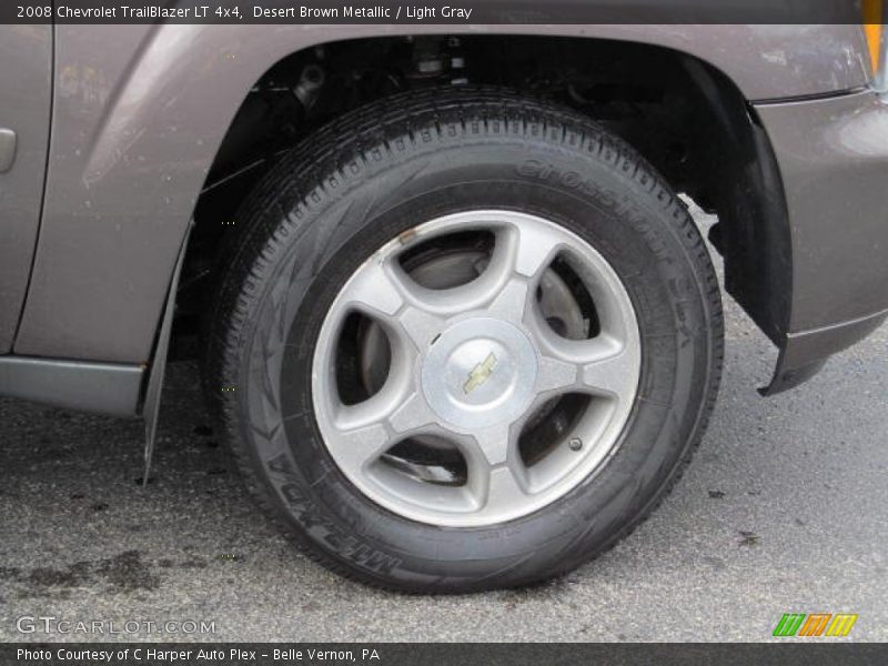 Desert Brown Metallic / Light Gray 2008 Chevrolet TrailBlazer LT 4x4
