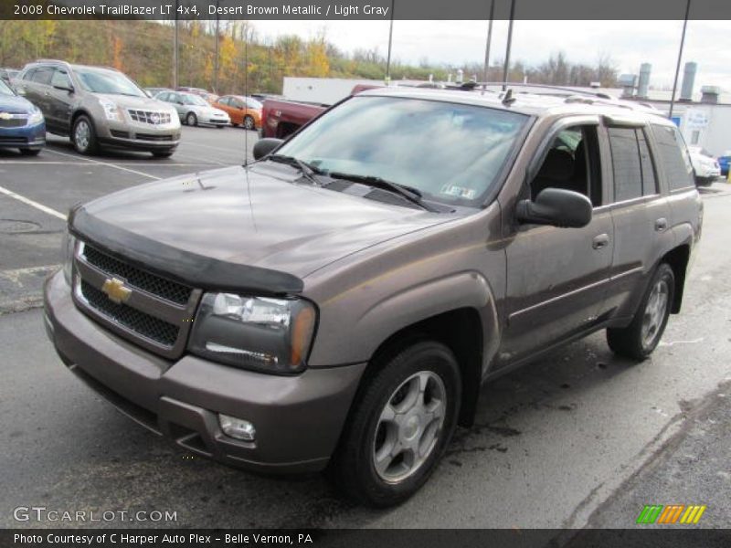Desert Brown Metallic / Light Gray 2008 Chevrolet TrailBlazer LT 4x4