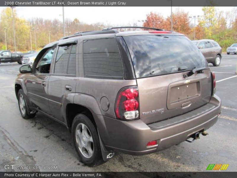Desert Brown Metallic / Light Gray 2008 Chevrolet TrailBlazer LT 4x4