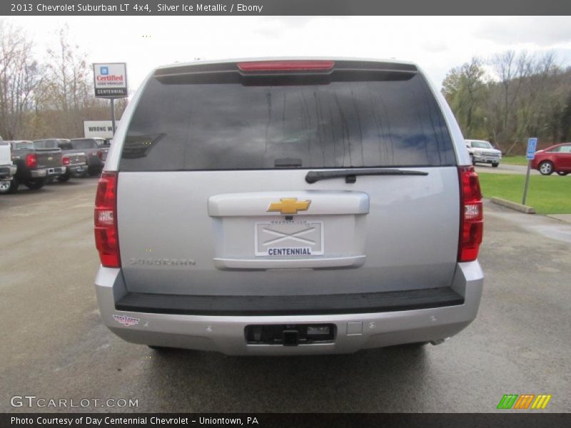 Silver Ice Metallic / Ebony 2013 Chevrolet Suburban LT 4x4