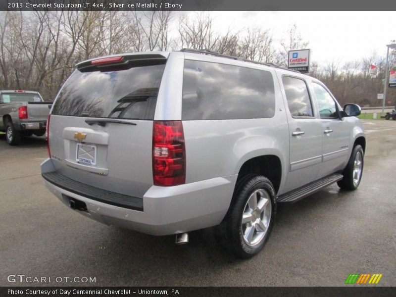 Silver Ice Metallic / Ebony 2013 Chevrolet Suburban LT 4x4