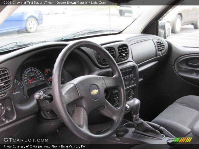 Desert Brown Metallic / Light Gray 2008 Chevrolet TrailBlazer LT 4x4