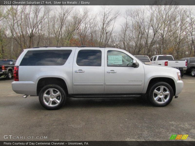 Silver Ice Metallic / Ebony 2013 Chevrolet Suburban LT 4x4