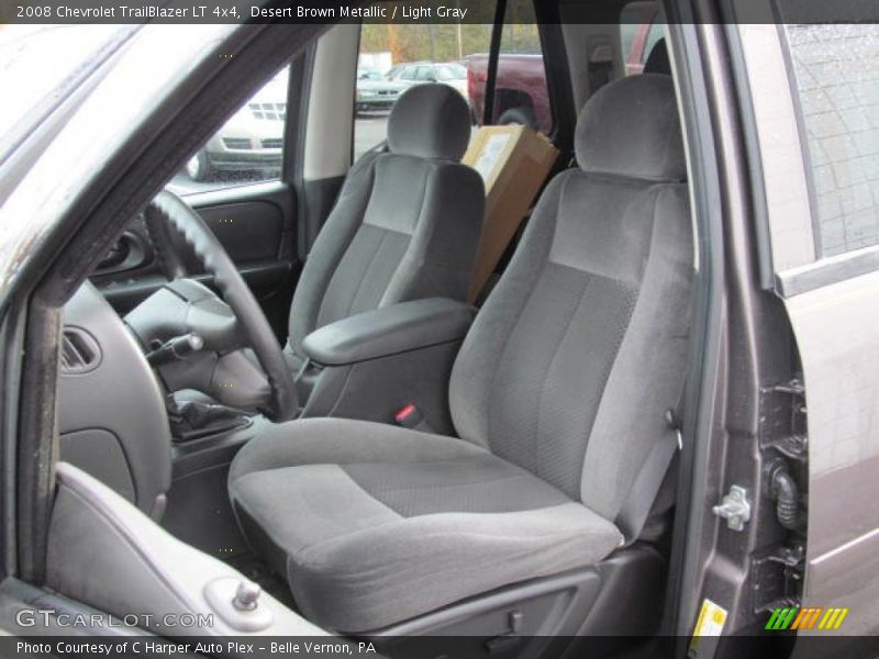 Desert Brown Metallic / Light Gray 2008 Chevrolet TrailBlazer LT 4x4