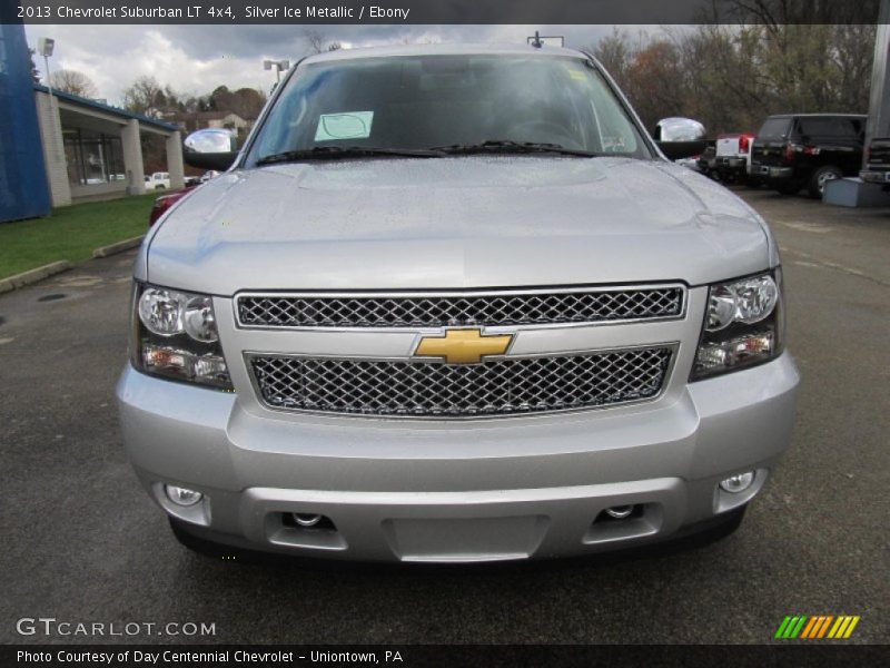 Silver Ice Metallic / Ebony 2013 Chevrolet Suburban LT 4x4