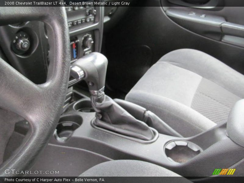 Desert Brown Metallic / Light Gray 2008 Chevrolet TrailBlazer LT 4x4