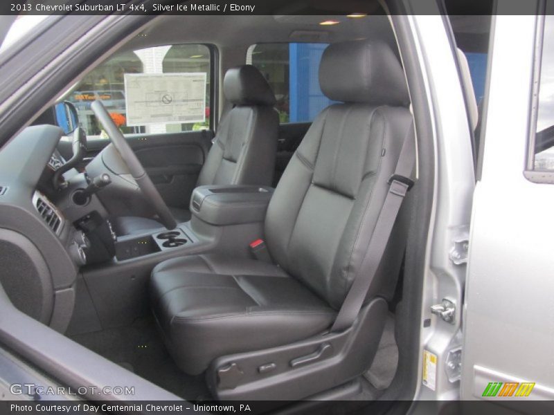 Silver Ice Metallic / Ebony 2013 Chevrolet Suburban LT 4x4