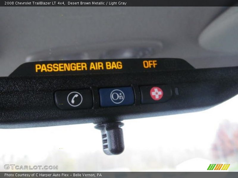 Desert Brown Metallic / Light Gray 2008 Chevrolet TrailBlazer LT 4x4