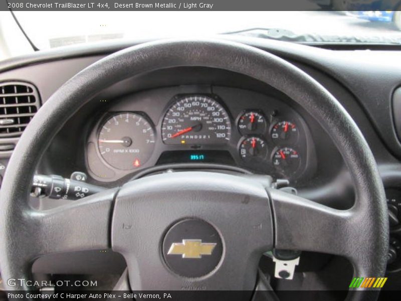 Desert Brown Metallic / Light Gray 2008 Chevrolet TrailBlazer LT 4x4