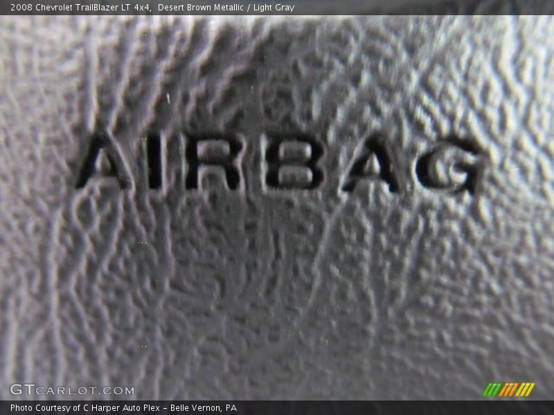 Desert Brown Metallic / Light Gray 2008 Chevrolet TrailBlazer LT 4x4