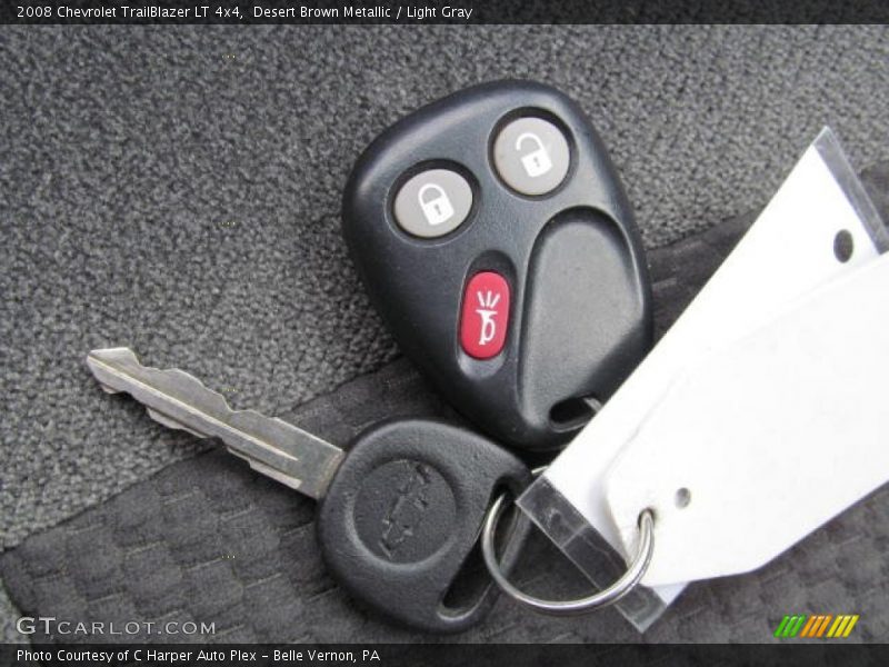 Desert Brown Metallic / Light Gray 2008 Chevrolet TrailBlazer LT 4x4