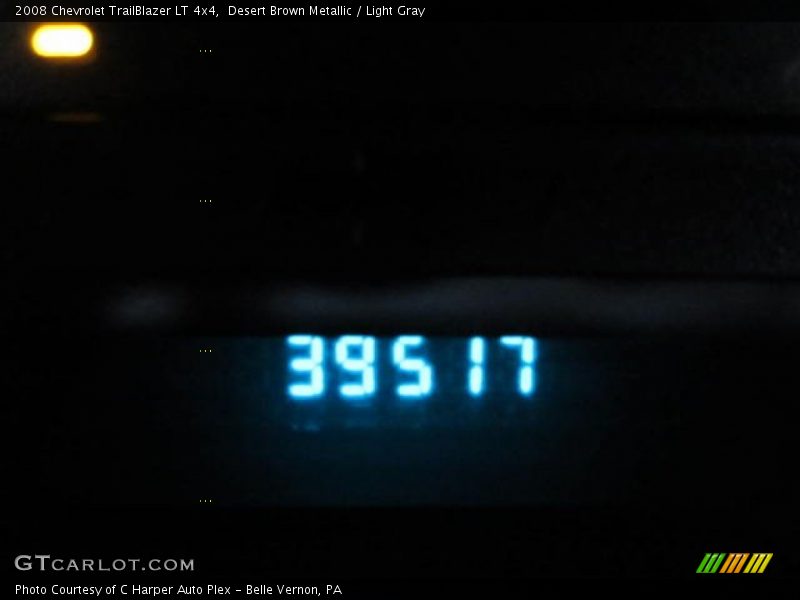 Desert Brown Metallic / Light Gray 2008 Chevrolet TrailBlazer LT 4x4