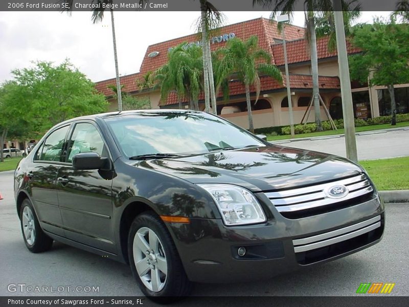 Charcoal Beige Metallic / Camel 2006 Ford Fusion SE