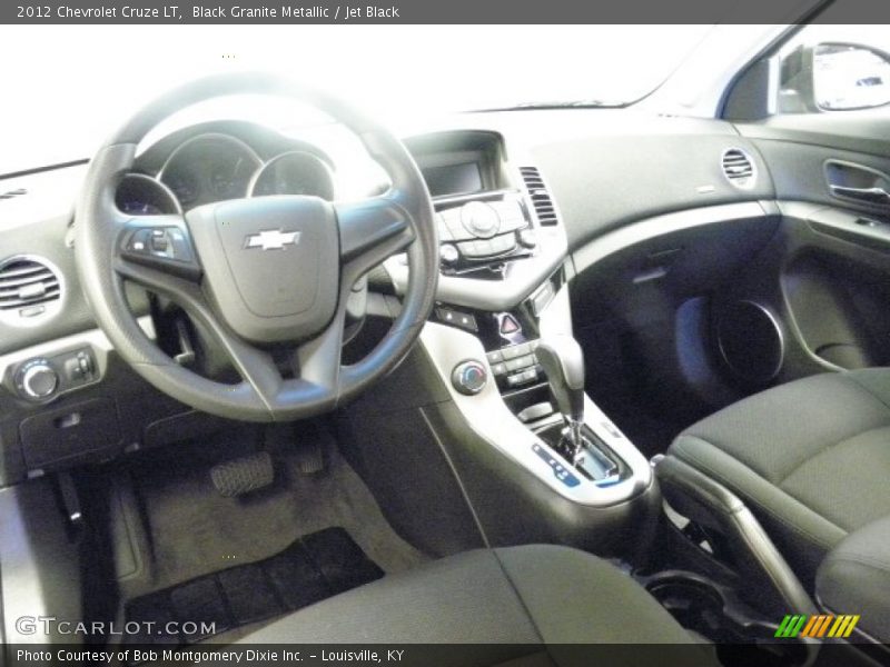 Black Granite Metallic / Jet Black 2012 Chevrolet Cruze LT