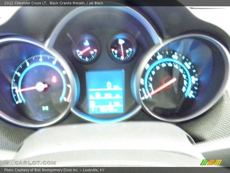 Black Granite Metallic / Jet Black 2012 Chevrolet Cruze LT