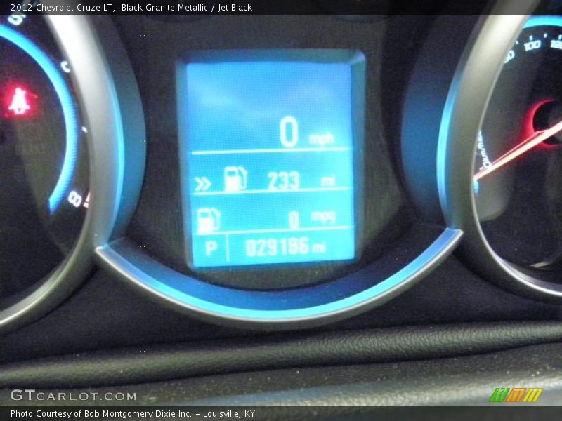 Black Granite Metallic / Jet Black 2012 Chevrolet Cruze LT