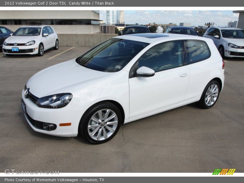 Candy White / Titan Black 2013 Volkswagen Golf 2 Door TDI