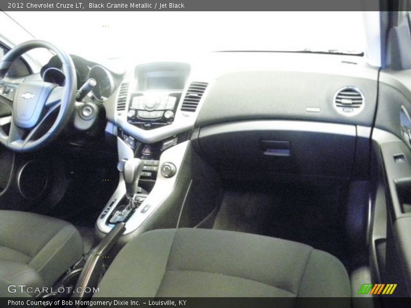 Black Granite Metallic / Jet Black 2012 Chevrolet Cruze LT