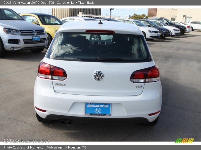 Candy White / Titan Black 2013 Volkswagen Golf 2 Door TDI