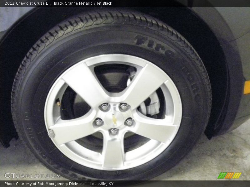 Black Granite Metallic / Jet Black 2012 Chevrolet Cruze LT