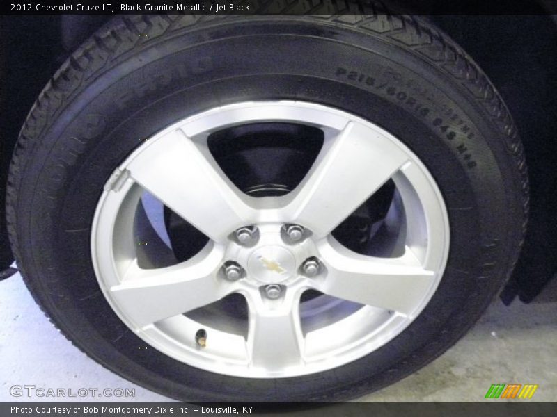 Black Granite Metallic / Jet Black 2012 Chevrolet Cruze LT