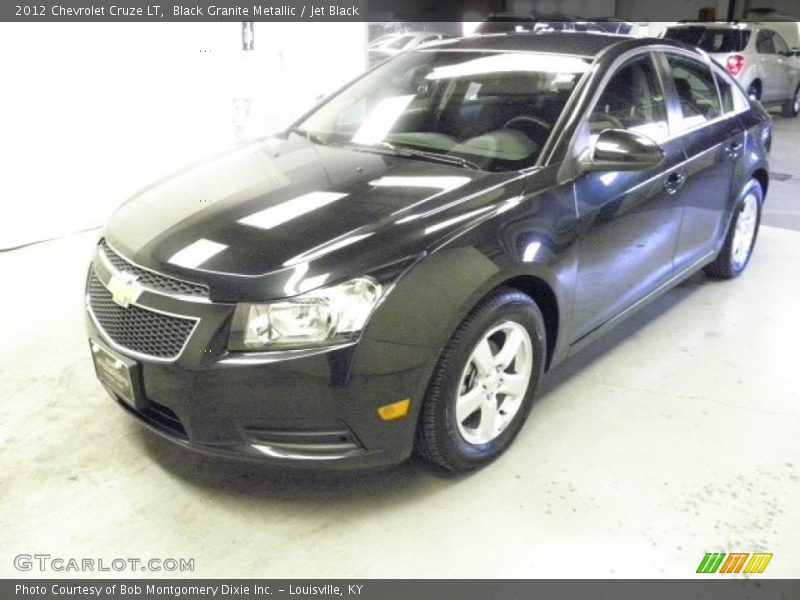 Black Granite Metallic / Jet Black 2012 Chevrolet Cruze LT