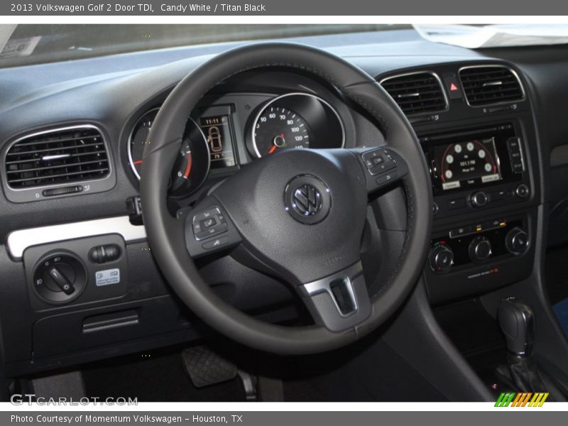 Candy White / Titan Black 2013 Volkswagen Golf 2 Door TDI