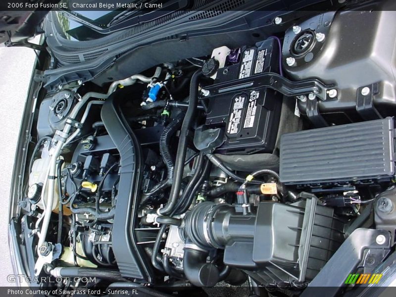 Charcoal Beige Metallic / Camel 2006 Ford Fusion SE