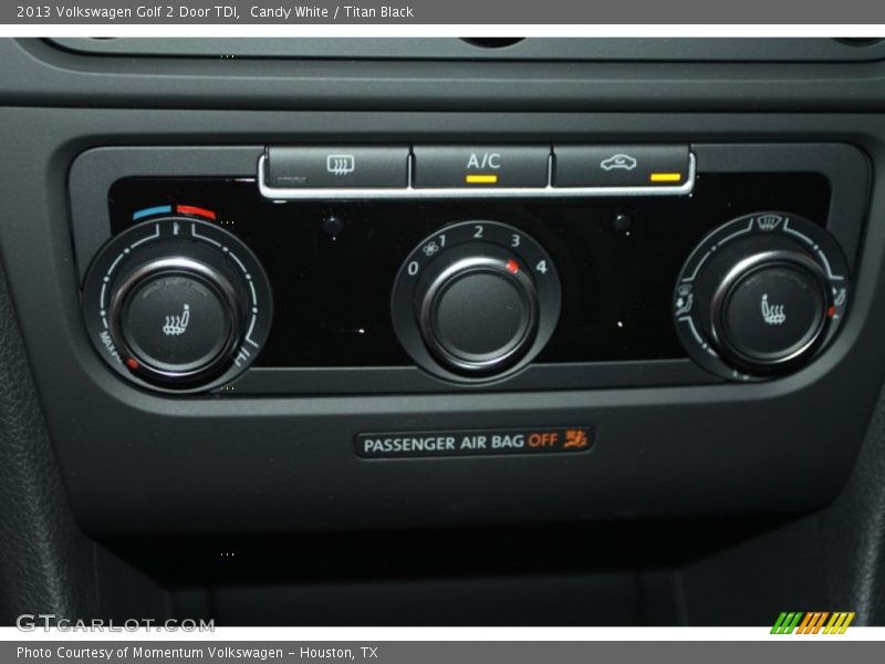 Candy White / Titan Black 2013 Volkswagen Golf 2 Door TDI