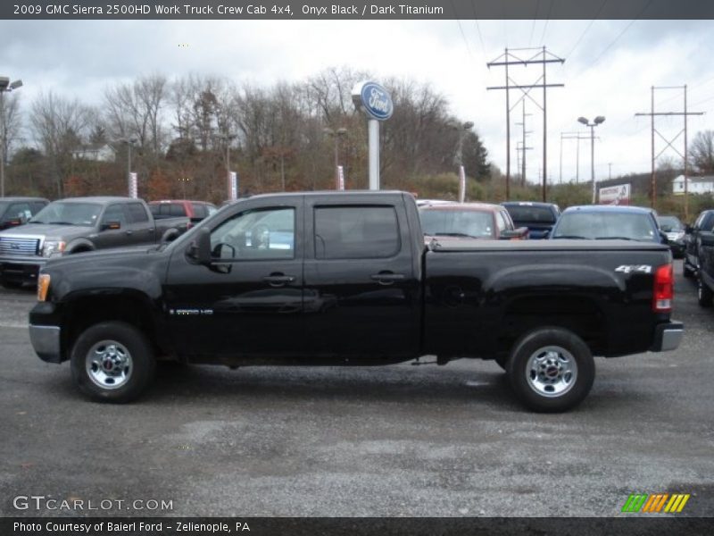  2009 Sierra 2500HD Work Truck Crew Cab 4x4 Onyx Black