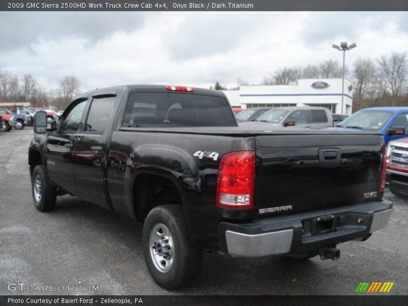  2009 Sierra 2500HD Work Truck Crew Cab 4x4 Onyx Black