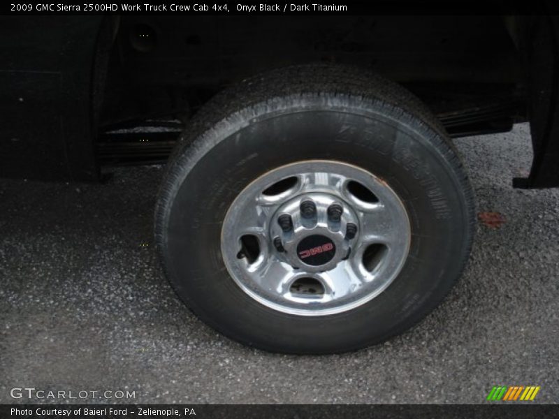  2009 Sierra 2500HD Work Truck Crew Cab 4x4 Wheel