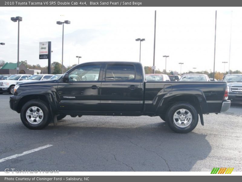 Black Sand Pearl / Sand Beige 2010 Toyota Tacoma V6 SR5 Double Cab 4x4