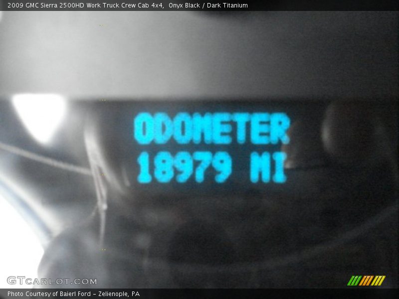 Onyx Black / Dark Titanium 2009 GMC Sierra 2500HD Work Truck Crew Cab 4x4