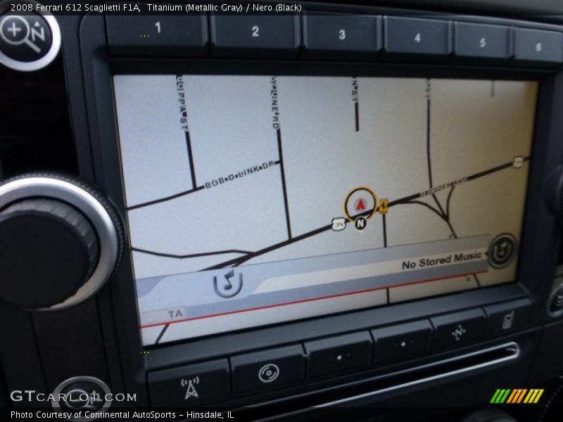 Navigation of 2008 612 Scaglietti F1A