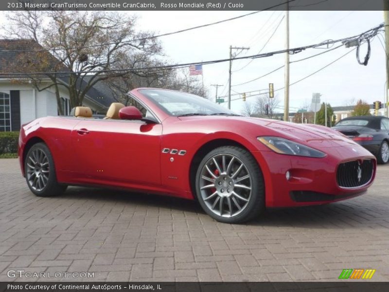 Rosso Mondiale (Red) / Cuoio 2013 Maserati GranTurismo Convertible GranCabrio