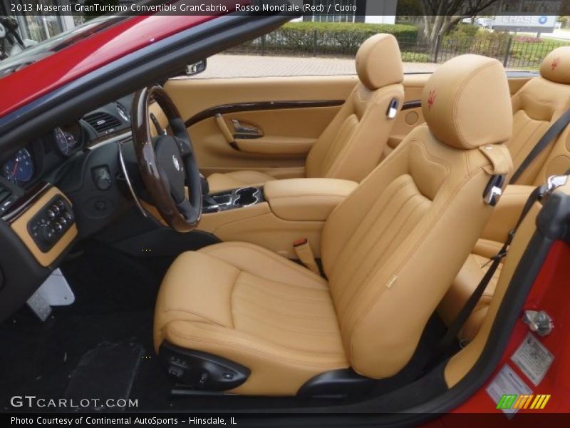 Front Seat of 2013 GranTurismo Convertible GranCabrio