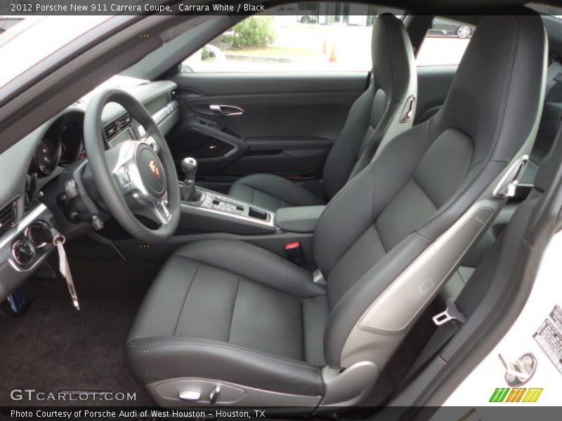 Front Seat of 2012 New 911 Carrera Coupe